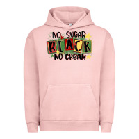 Pigment Salmon no sugar black no cream Urban Hoodie - MaliasSmallBusiness