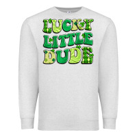 Oatmeal Heather lucky little dude Premium Sweatshirt - Artiststas