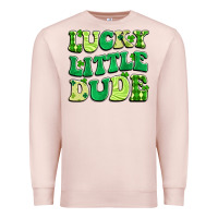 Pale Pink lucky little dude Premium Sweatshirt - Artiststas