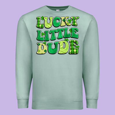 Lucky Little Dude Premium Sweatshirt Designed By Artiststas