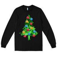 Black sequin's christmas tree Long Sleeve Tee - Zillion Design Studio