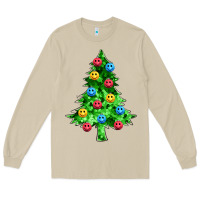 Mushroom sequin's christmas tree Long Sleeve Tee - Zillion Design Studio