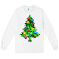 White sequin's christmas tree Long Sleeve Tee - Zillion Design Studio
