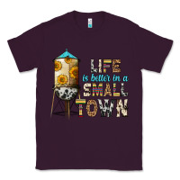 Plum life is better in a small town Classic Tee - Zillion Design Studio