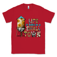 Red life is better in a small town Classic Tee - Zillion Design Studio