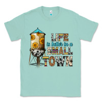 Seafoam life is better in a small town Classic Tee - Zillion Design Studio