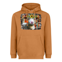 Meerkat sunflower sheep Heavyweight Hoodie - RacoonDesign