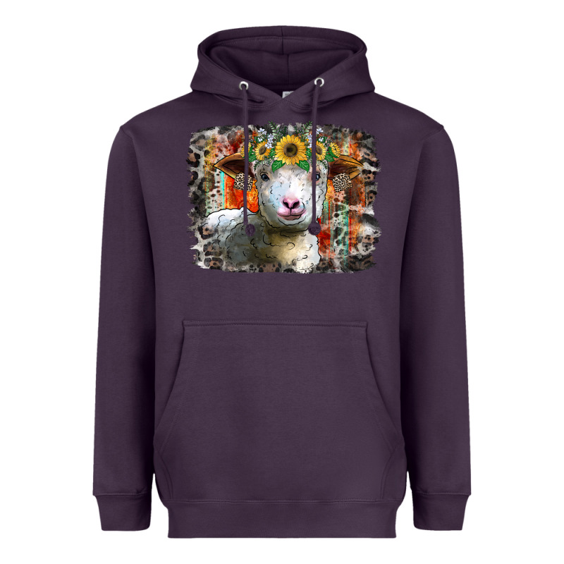 Sunflower Sheep Heavyweight Hoodie by RacoonDesign | Teevron