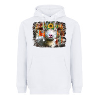 White sunflower sheep Heavyweight Hoodie - RacoonDesign