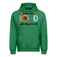 Emerald trust in the lord with all your heart Urban Hoodie - MaliasSmallBusiness