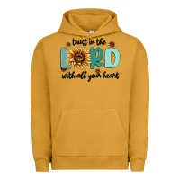 Pigment Peanut Butter trust in the lord with all your heart Urban Hoodie - MaliasSmallBusiness