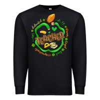 Black teacher st patrick s day Premium Sweatshirt - Artiststas
