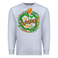 Heather Grey teacher st patrick s day Premium Sweatshirt - Artiststas