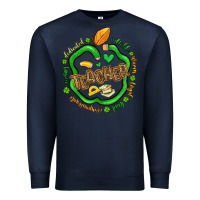 Navy teacher st patrick s day Premium Sweatshirt - Artiststas