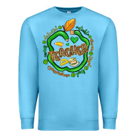 Ocean Blue teacher st patrick s day Premium Sweatshirt - Artiststas