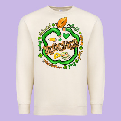 Teacher St Patrick S Day Premium Sweatshirt Designed By Artiststas