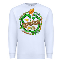 White teacher st patrick s day Premium Sweatshirt - Artiststas