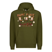 Army Green glitter baseball Premium Hoodie - MaliasSmallBusiness