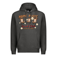 Charcoal Heather glitter baseball Premium Hoodie - MaliasSmallBusiness