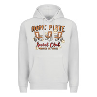 Dove Grey glitter baseball Premium Hoodie - MaliasSmallBusiness