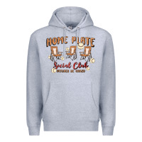Heather Grey glitter baseball Premium Hoodie - MaliasSmallBusiness