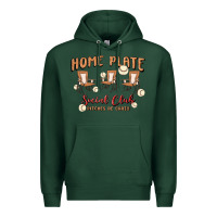 Sports Green glitter baseball Premium Hoodie - MaliasSmallBusiness