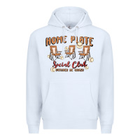 White glitter baseball Premium Hoodie - MaliasSmallBusiness
