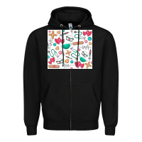 Black nurse Zipper Hoodie - Zillion Design Studio