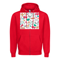 Red nurse Zipper Hoodie - Zillion Design Studio
