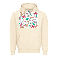 Sandshell nurse Zipper Hoodie - Zillion Design Studio