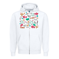 White nurse Zipper Hoodie - Zillion Design Studio