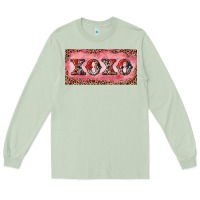 Matcha Xoxo cowhide and leopard Long Sleeve Tee - RanaPortraitStore