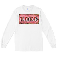 White Xoxo cowhide and leopard Long Sleeve Tee - RanaPortraitStore