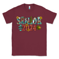 Burgundy senior 2024 Classic Tee - texasbilliewilder