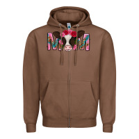Chestnut mom with cow mothers day Zipper Hoodie - texasbilliewilder
