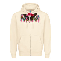 Sandshell mom with cow mothers day Zipper Hoodie - texasbilliewilder