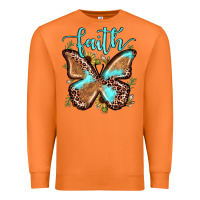Carrot faith leopard butterfly Premium Sweatshirt - JahusDesignShop