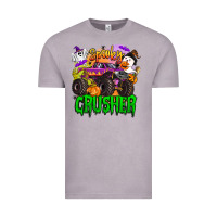 Vintage Zinc spooky crusher monster truck Vintage Tee - BarkalooDesign