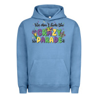 Pigment Pebble Blue we don't hide the crazy we parade it Urban Hoodie - MaliasSmallBusiness
