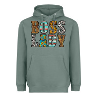 Sage western boss lady Heavyweight Hoodie - HRA Design Shop