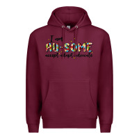 Burgundy i am au some Premium Hoodie - MaliasSmallBusiness