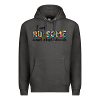Charcoal Heather i am au some Premium Hoodie - MaliasSmallBusiness