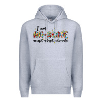 Heather Grey i am au some Premium Hoodie - MaliasSmallBusiness