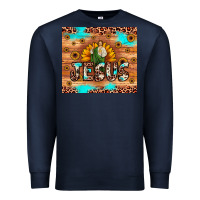 Navy jesus san judas Premium Sweatshirt - JahusDesignShop