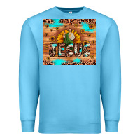 Ocean Blue jesus san judas Premium Sweatshirt - JahusDesignShop