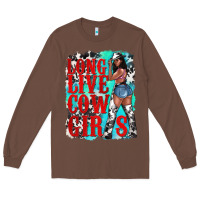 Chestnut long live cowgirls Long Sleeve Tee - texasbilliewilder