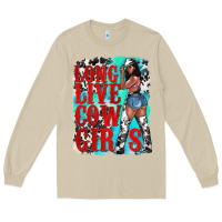Mushroom long live cowgirls Long Sleeve Tee - texasbilliewilder