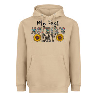 Mushroom my first mother's day Heavyweight Hoodie - CowhideDigitalArt