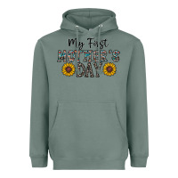 Sage my first mother's day Heavyweight Hoodie - CowhideDigitalArt