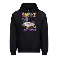 Black shake your tail feather mardi gras Urban Hoodie - MaliasSmallBusiness